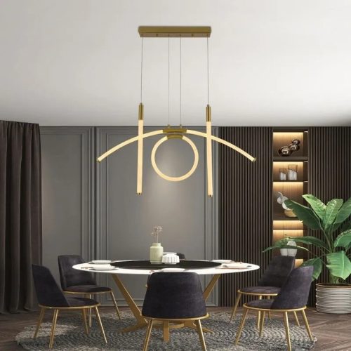 LED design függőlámpa 25W, 2400lm, 3000-6500K, IP20, fém-akril - J4362/G