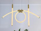 LED design függőlámpa 25W, 2400lm, 3000-6500K, IP20, fém-akril - J4362/G
