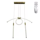 LED design függőlámpa 25W, 2400lm, 3000-6500K, IP20, fém-akril - J4362/G