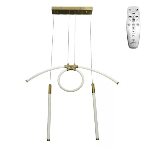 LED design függőlámpa 25W, 2400lm, 3000-6500K, IP20, fém-akril - J4362/G