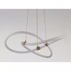   LED design függőlámpa 30W, 2800lm, 3000-6500K, IP20, fém-akril - J4363/G