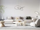 LED design függőlámpa 30W, 2800lm, 3000-6500K, IP20, fém-akril - J4363/G