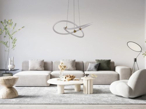 LED design függőlámpa 30W, 2800lm, 3000-6500K, IP20, fém-akril - J4363/G
