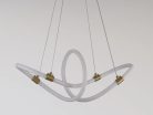 LED design függőlámpa 25W 2400lm E27 dimmelhető 3000-6500K IP20 fém/akril 600mm - J4364/G