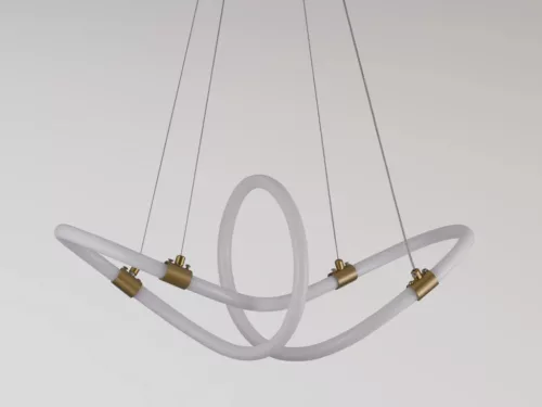 LED design függőlámpa 25W 2400lm E27 dimmelhető 3000-6500K IP20 fém/akril 600mm - J4364/G