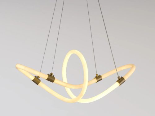 LED design függőlámpa 25W 2400lm E27 dimmelhető 3000-6500K IP20 fém/akril 600mm - J4364/G