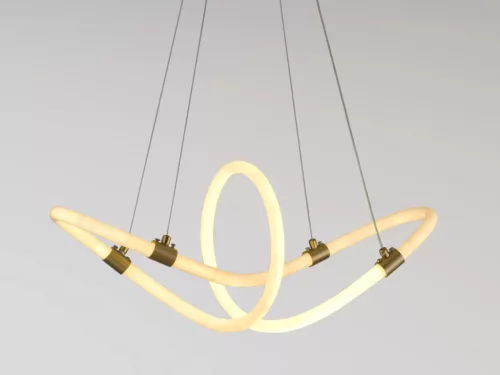 LED design függőlámpa 25W 2400lm E27 dimmelhető 3000-6500K IP20 fém/akril 600mm - J4364/G