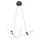 LED design függőlámpa 25W 2400lm E27 dimmelhető 3000-6500K IP20 fém/akril 600mm - J4364/G