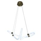 LED design függőlámpa 25W 2400lm E27 dimmelhető 3000-6500K IP20 fém/akril 600mm - J4364/G