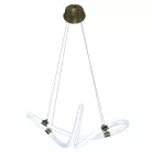 LED design függőlámpa 25W 2400lm E27 dimmelhető 3000-6500K IP20 fém/akril 600mm - J4364/G