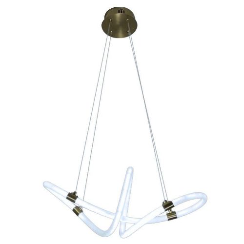 LED design függőlámpa 25W 2400lm E27 dimmelhető 3000-6500K IP20 fém/akril 600mm - J4364/G