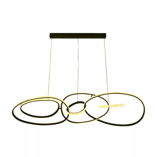 LED design mennyezeti lámpa 150W, 8800 lm, 3000K-6500K, IP20, fém-akril - J4367/B