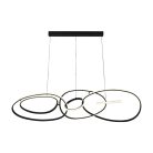 LED design mennyezeti lámpa 150W, 8800 lm, 3000K-6500K, IP20, fém-akril - J4367/B