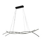 LED design mennyezeti lámpa 80W, 3500 lm, 3000K-6500K, IP20, fém-akril - J4368/B