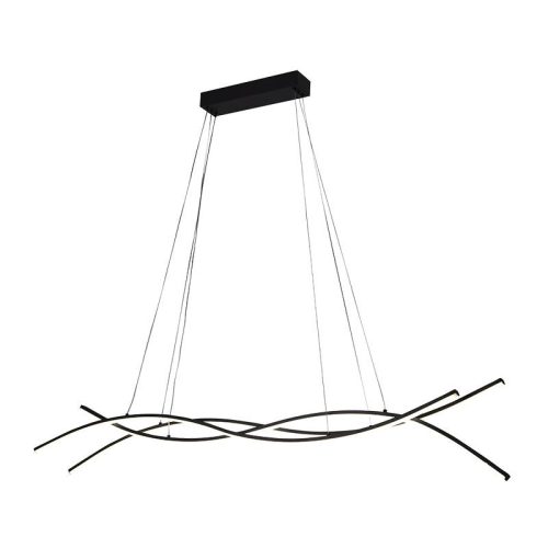 LED design mennyezeti lámpa 80W, 3500 lm, 3000K-6500K, IP20, fém-akril - J4368/B