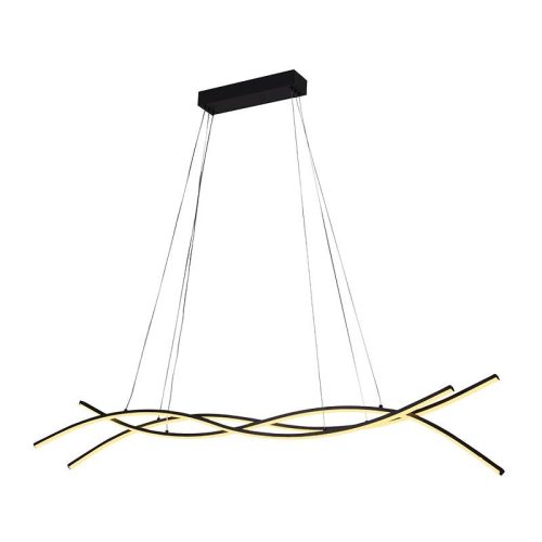 LED design mennyezeti lámpa 80W, 3500 lm, 3000K-6500K, IP20, fém-akril - J4368/B