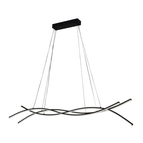 LED design mennyezeti lámpa 80W, 3500 lm, 3000K-6500K, IP20, fém-akril - J4368/B