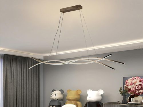 LED design mennyezeti lámpa 80W, 3500 lm, 3000K-6500K, IP20, fém-akril - J4368/G