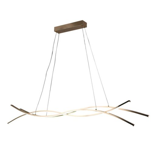 LED design mennyezeti lámpa 80W, 3500 lm, 3000K-6500K, IP20, fém-akril - J4368/G