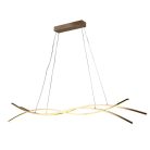 LED design mennyezeti lámpa 80W, 3500 lm, 3000K-6500K, IP20, fém-akril - J4368/G