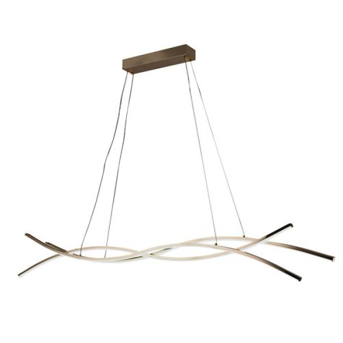 LED design mennyezeti lámpa 80W, 3500 lm, 3000K-6500K, IP20, fém-akril - J4368/G