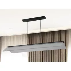   LED design mennyezeti lámpa 22W, 1500 lm, 3000K-6500K, IP20, fém-akril - J4369/B