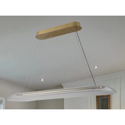   LED design mennyezeti lámpa 40W, 2600 lm, 3000K-6500K, IP20, fém-akril - J4370/G