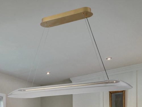 LED design mennyezeti lámpa 40W, 2600 lm, 3000K-6500K, IP20, fém-akril - J4370/G