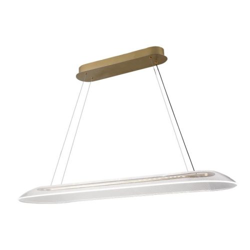 LED design mennyezeti lámpa 40W, 2600 lm, 3000K-6500K, IP20, fém-akril - J4370/G