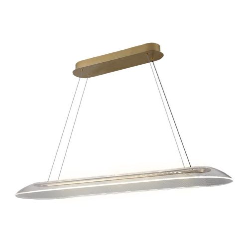 LED design mennyezeti lámpa 40W, 2600 lm, 3000K-6500K, IP20, fém-akril - J4370/G