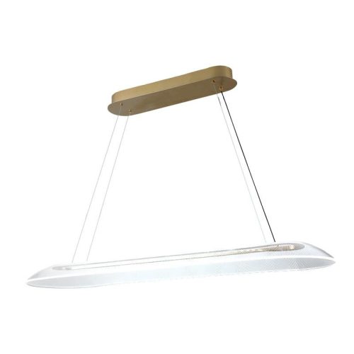 LED design mennyezeti lámpa 40W, 2600 lm, 3000K-6500K, IP20, fém-akril - J4370/G