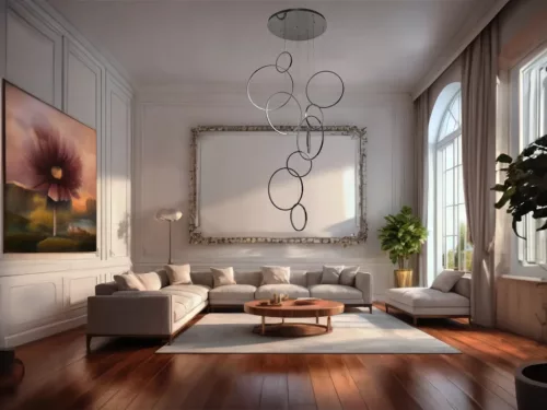 LED mennyezeti lámpa, 290W, 15500 lm, 3000K–6500K állítható, IP20, fém/akril, függesztett - J4371/BC