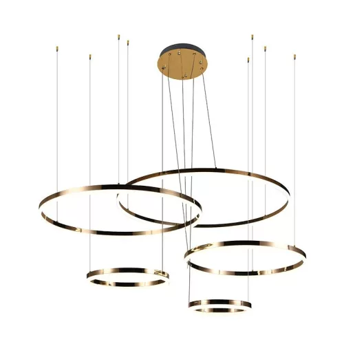 LED mennyezeti lámpa, 220W, 12500 lm, 3000K–6500K állítható, IP20, fém/akril, függesztett - J4372/G