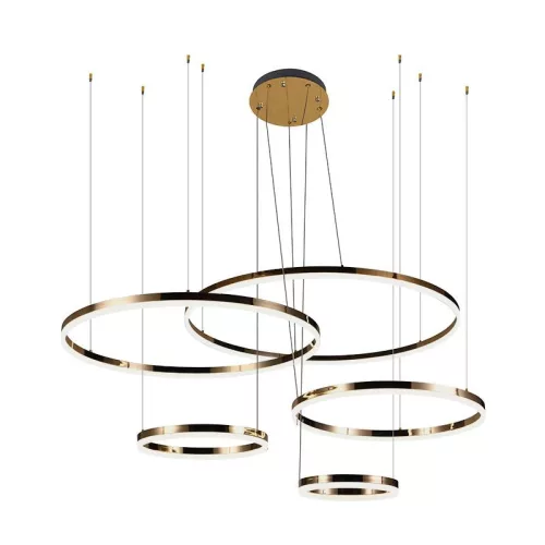 LED mennyezeti lámpa, 220W, 12500 lm, 3000K–6500K állítható, IP20, fém/akril, függesztett - J4372/G