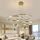 LED mennyezeti lámpa, 220W, 12500 lm, 3000K–6500K állítható, IP20, fém/akril, függesztett - J4372/G