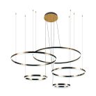LED mennyezeti lámpa, 220W, 12500 lm, 3000K–6500K állítható, IP20, fém/akril, függesztett - J4372/G