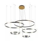 LED mennyezeti lámpa, 220W, 12500 lm, 3000K–6500K állítható, IP20, fém/akril, függesztett - J4372/G