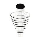 LED mennyezeti lámpa, 365W, 30000 lm, 3000K–6500K állítható, IP20, fém/akril, függesztett - J4373/B
