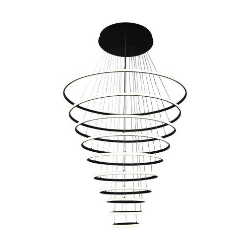 LED mennyezeti lámpa, 365W, 30000 lm, 3000K–6500K állítható, IP20, fém/akril, függesztett - J4373/B