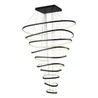 LED mennyezeti lámpa, 370W, 30000 lm, 3000K–6500K állítható, IP20, fém/akril, függesztett - J4375/B