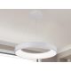 LED design mennyezeti lámpa 45W, 3300lm, 3000K-6500K, RF 2,4GHz vezérlés, IP20, Ø600x60mm - J4376/W