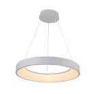 LED design mennyezeti lámpa 45W, 3300lm, 3000K-6500K, RF 2,4GHz vezérlés, IP20, Ø600x60mm - J4376/W