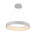 LED design mennyezeti lámpa 45W, 3300lm, 3000K-6500K, RF 2,4GHz vezérlés, IP20, Ø600x60mm - J4376/W