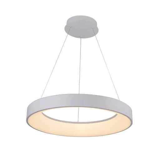 LED design mennyezeti lámpa 45W, 3300lm, 3000K-6500K, RF 2,4GHz vezérlés, IP20, Ø600x60mm - J4376/W