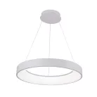 LED design mennyezeti lámpa 45W, 3300lm, 3000K-6500K, RF 2,4GHz vezérlés, IP20, Ø600x60mm - J4376/W