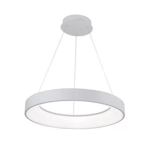 LED design mennyezeti lámpa 45W, 3300lm, 3000K-6500K, RF 2,4GHz vezérlés, IP20, Ø600x60mm - J4376/W