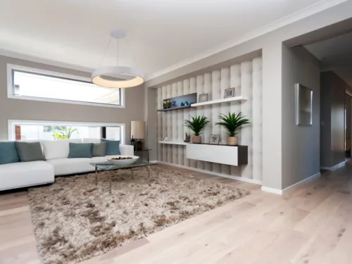 LED design mennyezeti lámpa 45W, 3300lm, 3000K-6500K, RF 2,4GHz vezérlés, IP20, Ø600x60mm - J4376/W