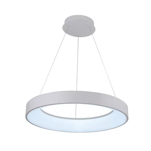 LED design mennyezeti lámpa 45W, 3300lm, 3000K-6500K, RF 2,4GHz vezérlés, IP20, Ø600x60mm - J4376/W