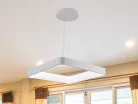 LED design mennyezeti lámpa 55W, 4000 lm, 3000K-6500K fényszínváltós, dimmelhető, RF távirányító, IP