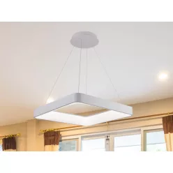   LED design mennyezeti lámpa 55W, 4000 lm, 3000K-6500K fényszínváltós, dimmelhető, RF távirányító, IP